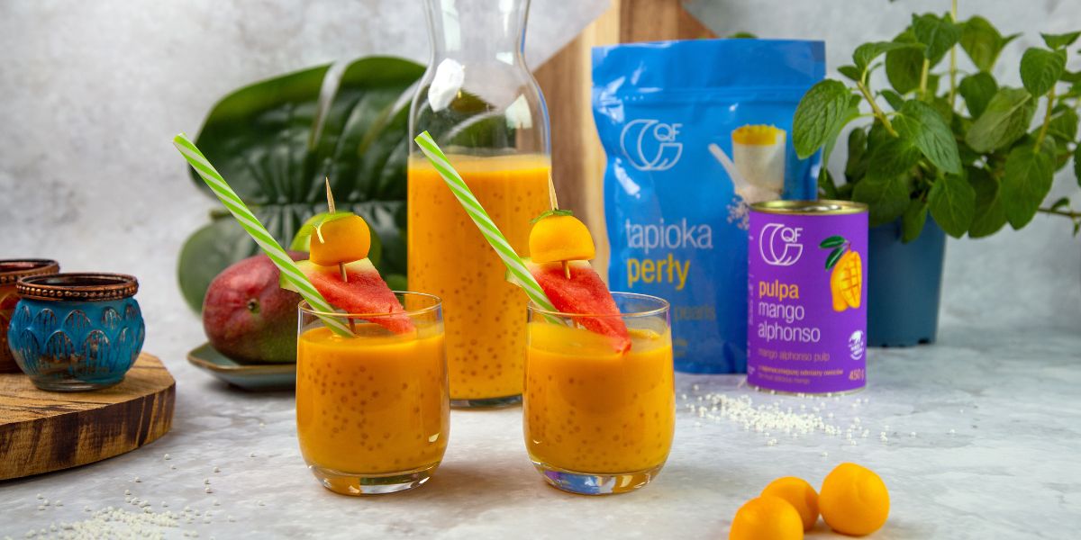 Smoothie bubble mango