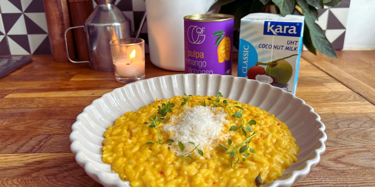 Risotto z mleczkiem kokosowym i mango Volodymyr Testardi