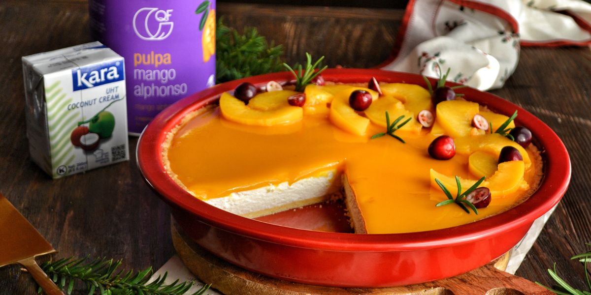 Tarta serowa z mango i kokosem Pysznie czy przepysznie