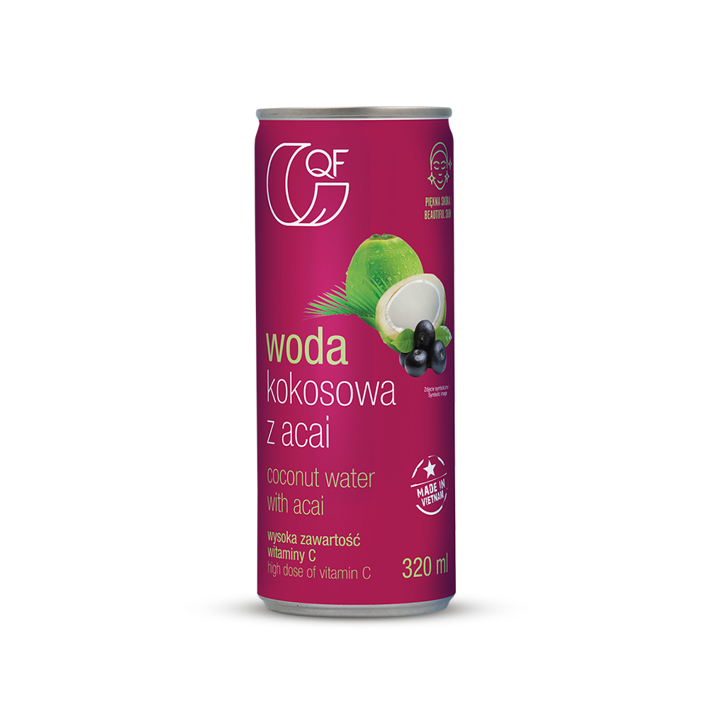 Woda kokosowa z acai i kolagenem 320 ml