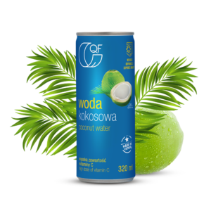 Woda kokosowa z witaminą C 320ml QF Quality Food