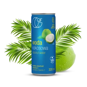 Woda kokosowa z witaminą C 320ml QF Quality Food