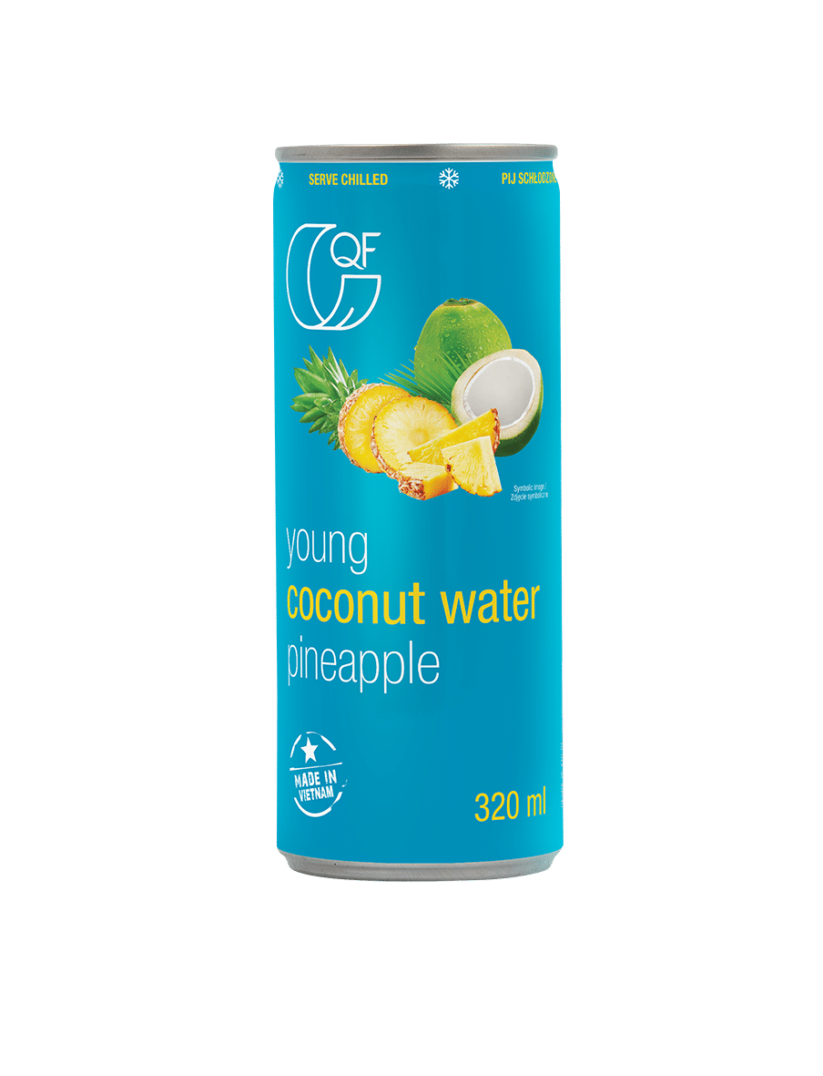 Woda kokosowa z sokiem z ananasa 320 ml