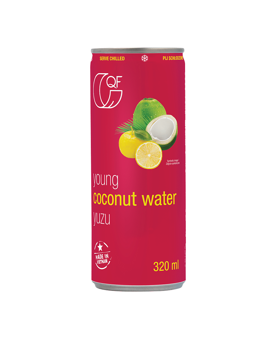 Woda kokosowa z puree yuzu 320 ml