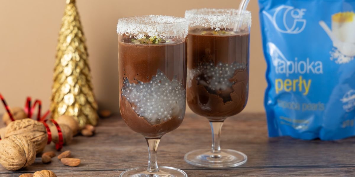 Kakaowe bubble tea QF