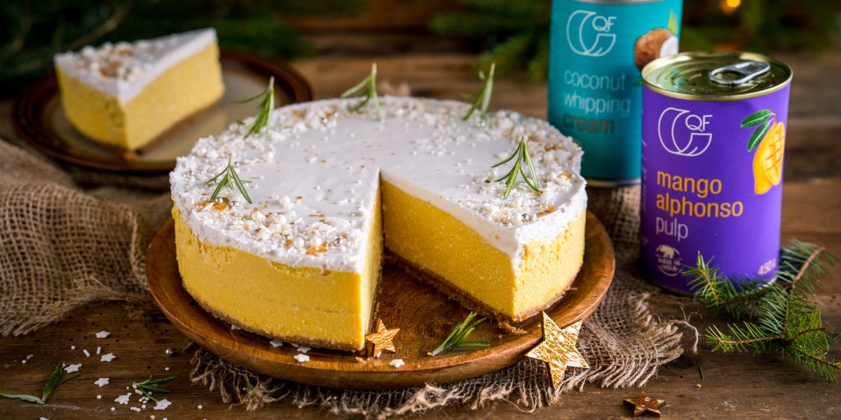 Kokosowy sernik z mango QF